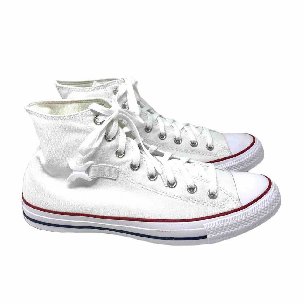 Converse Mens Size 168263C CTAS Buckle Up High Top White Neo Pink Canvas Sneaker - Picture 7 of 13